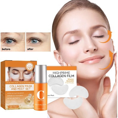Almohadilla hidratante de colágeno para ojos
