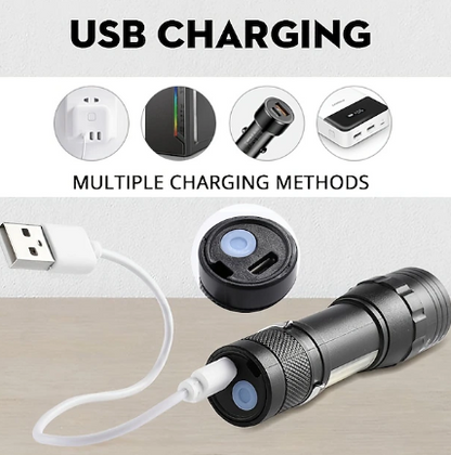 Linterna recargable zoom